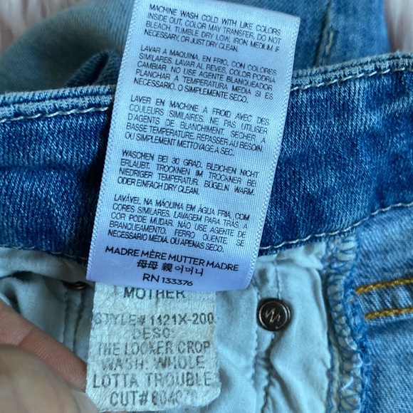 MOTHER Jeans | The Looker Crop Sz 26 - Picture 10 of 11